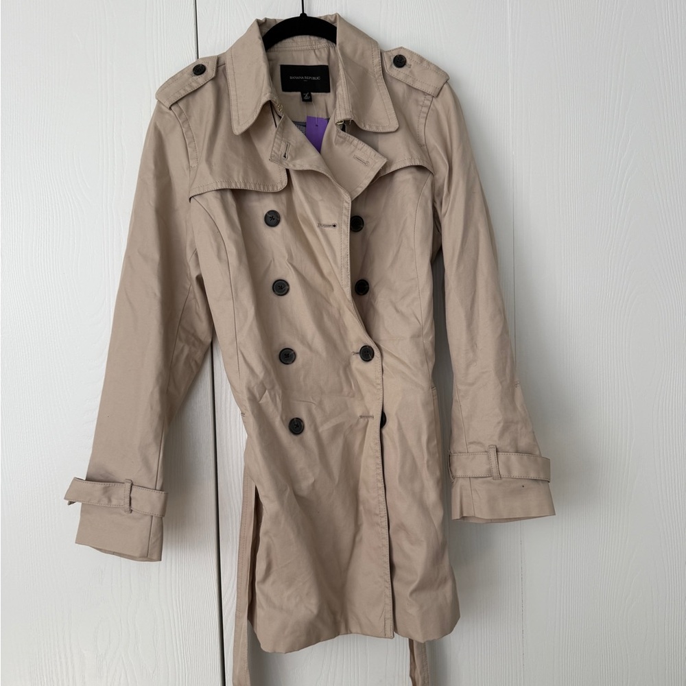 Banana Republic Classic Tan Trench Coat